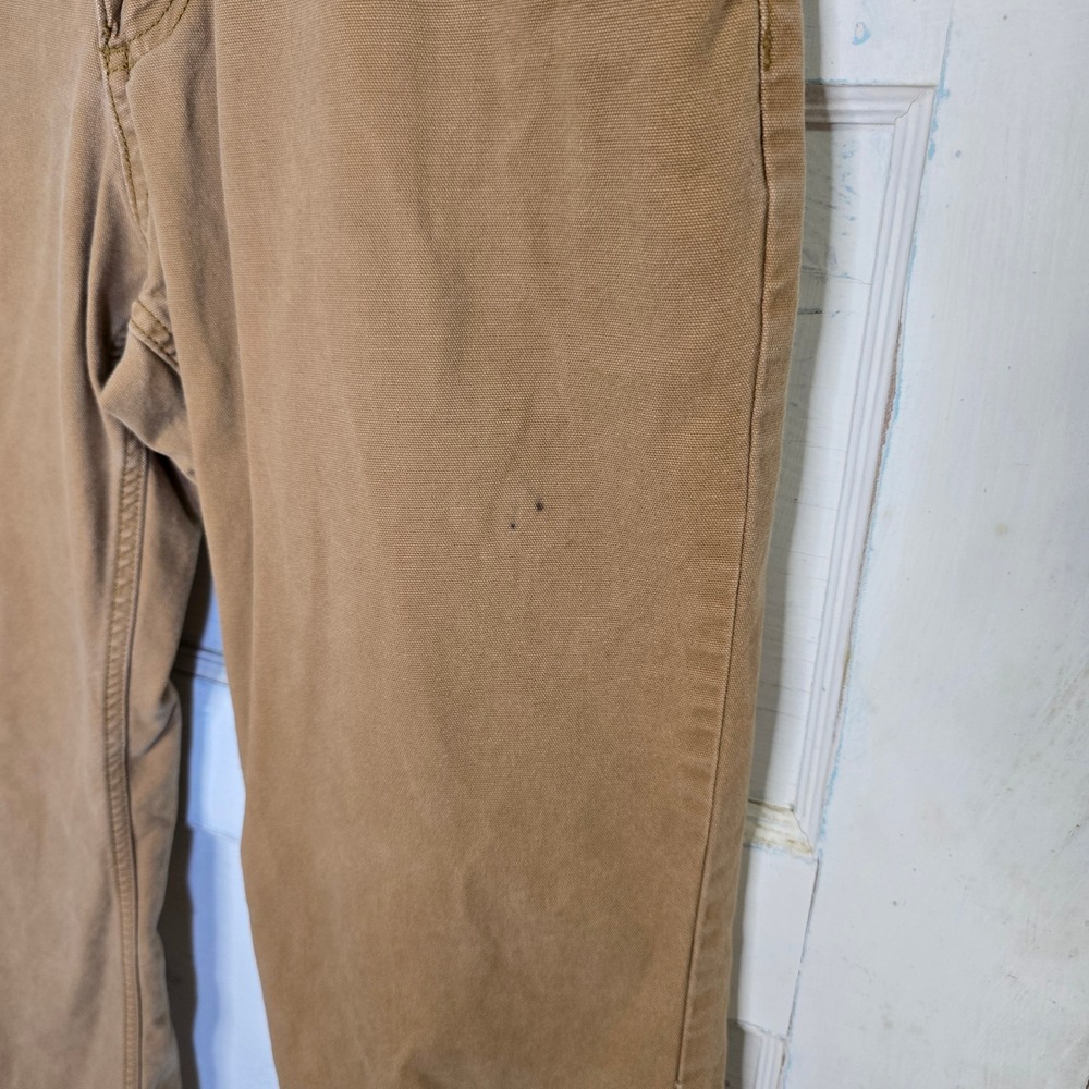 Carhartt BN2517 M Mens Relaxed Fit Canvas 5 Pocket Work Pants‎ Khaki 32x30 - Picture 3 of 8